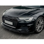 Audi A6 / S6 C8 2019+ Gloss Black RS6 Style Honeycomb Grill Grilles