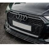 Audi A6 / S6 C8 2019+ Gloss Black RS6 Style Honeycomb Grill Grilles