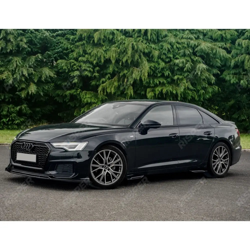 Audi A6 / S6 C8 2019+ Gloss Black RS6 Style Honeycomb Grill Grilles