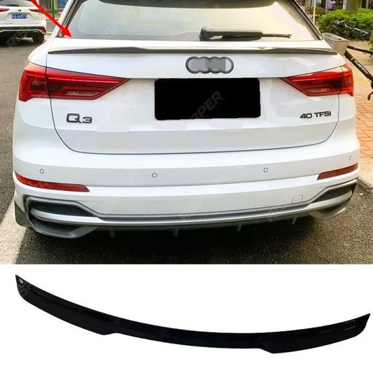 Audi Q3 2019 on Gloss Black Mid Spoiler