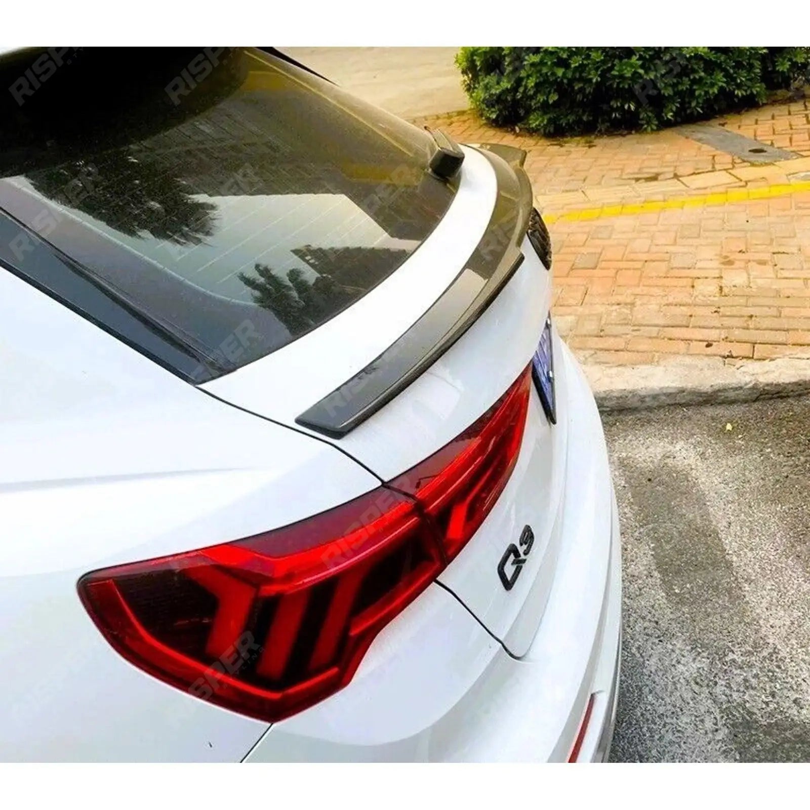Audi Q3 2019 on Gloss Black Mid Spoiler