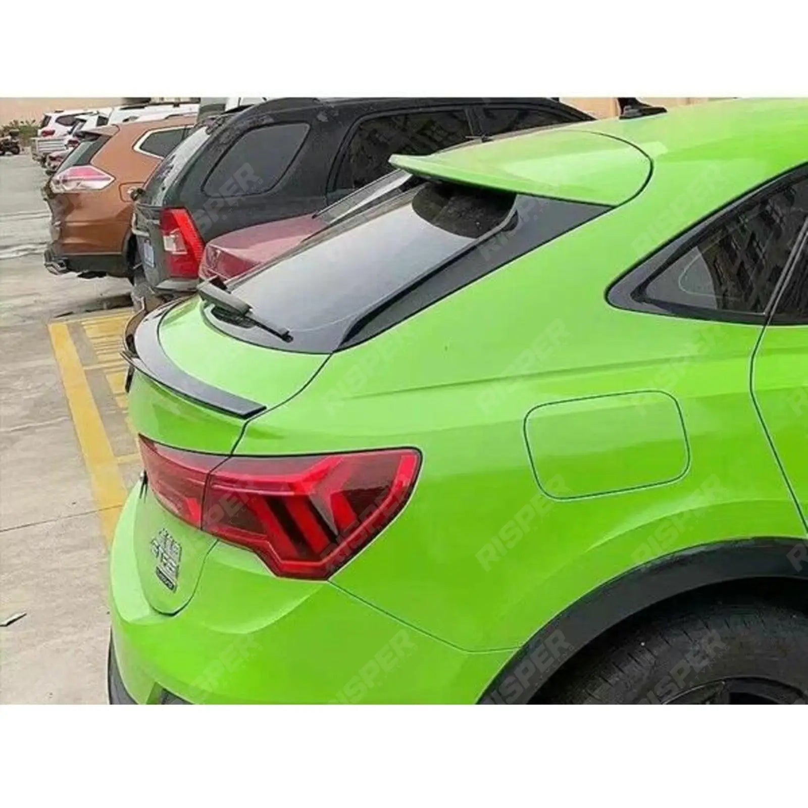 Audi Q3 Sportback 2019 on Gloss Black Mid Spoiler