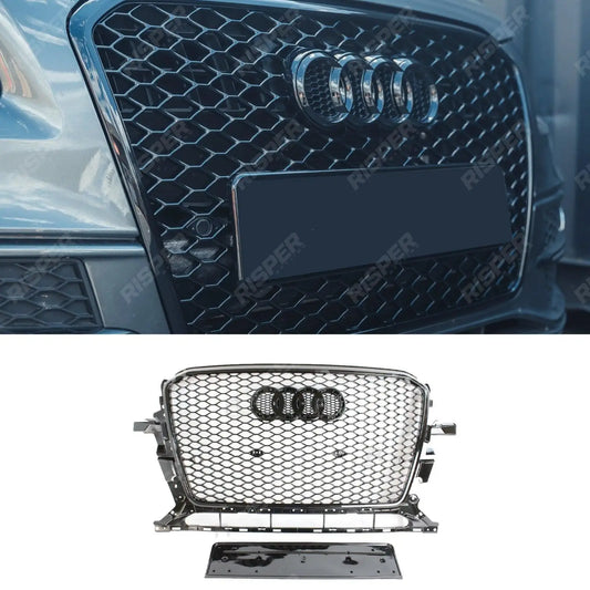 Audi Q5 2013 - 2015 Gloss Black 'RSQ5 Style' Honeycomb Grill
