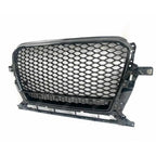 Audi Q5 2013-2015 Gloss Black ’RSQ5 Style’ Honeycomb Grill Grilles