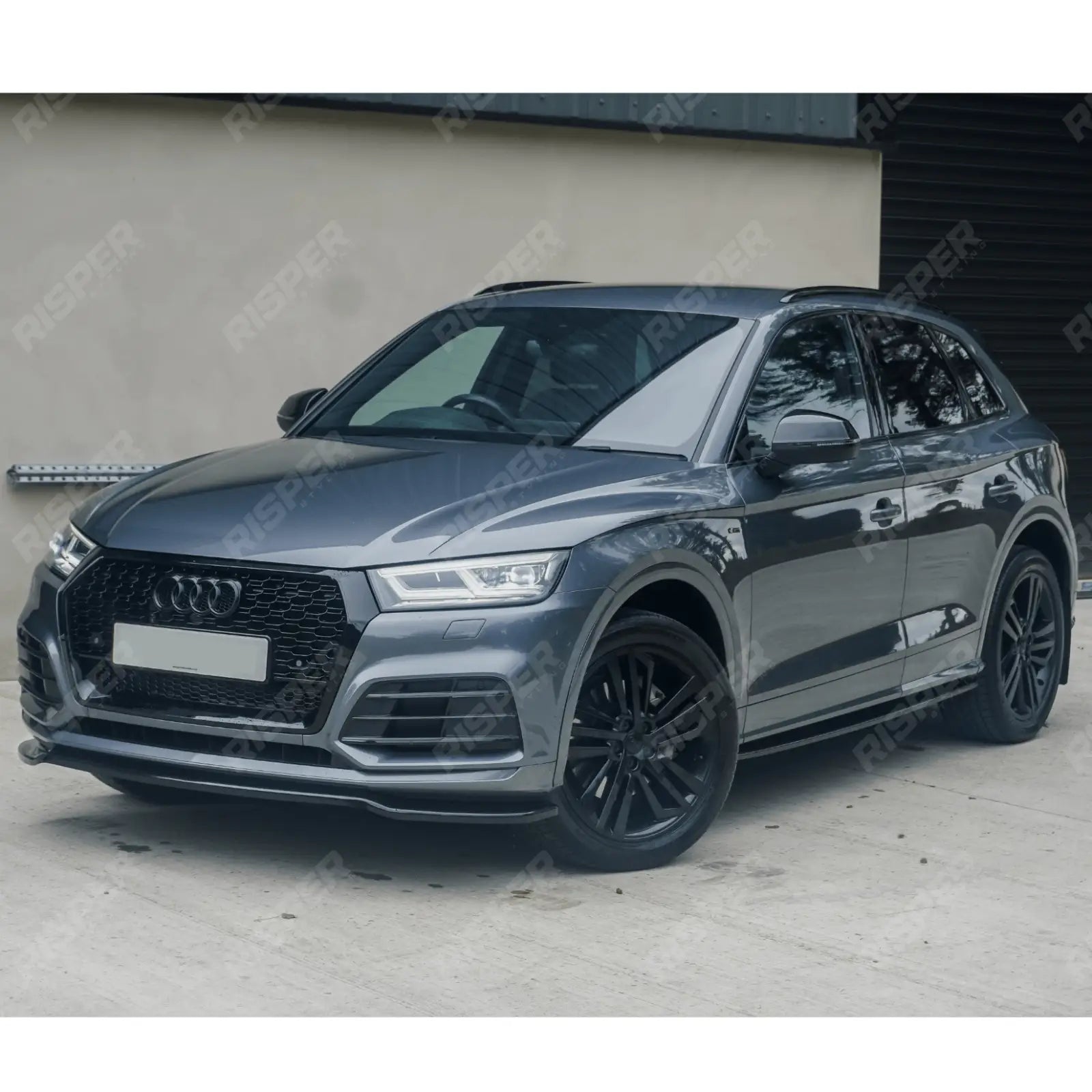 Audi Q5 / SQ5 2016 - 2019 Gloss Black 'RSQ5 Style' Honeycomb Grill
