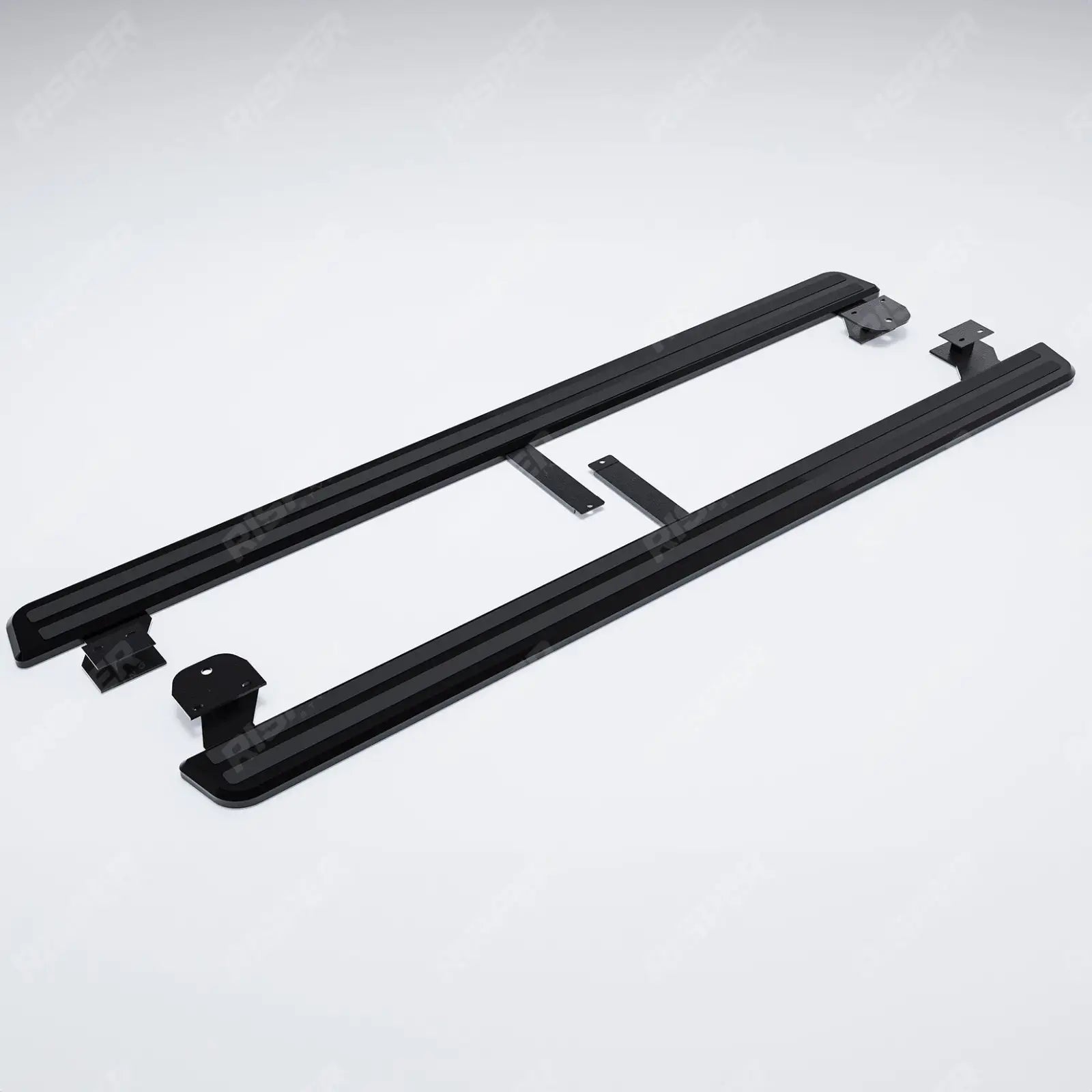 Audi Q7 2016 On Oe Style 2 Running Boards All Black - Pair