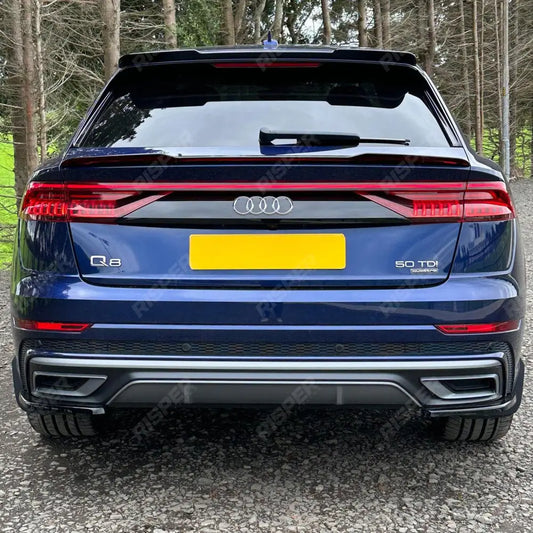 Audi Q8 2018+ Gloss Black Risper Lower Spoiler Lip Extension