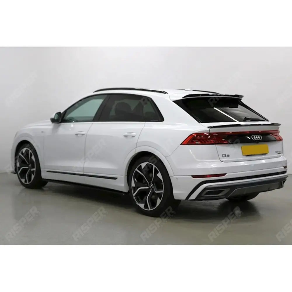Audi Q8 2018+ Gloss Black Risper Upper Spoiler Lip Extension