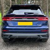 Audi Q8 2018+ Gloss Black Risper Upper Spoiler Lip Extension