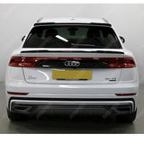 Audi Q8 2018+ Gloss Black Risper Upper Spoiler Lip Extension