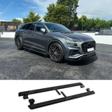 Audi Q8 2019 On Oe Style 2 Running Boards All Black - Pair Side Steps