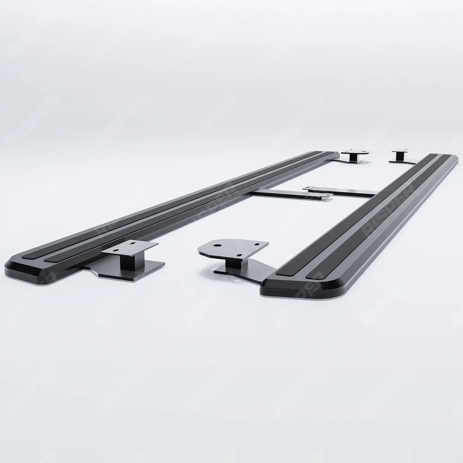 Audi Q8 2019 On Oe Style 2 Running Boards All Black - Pair Side Steps