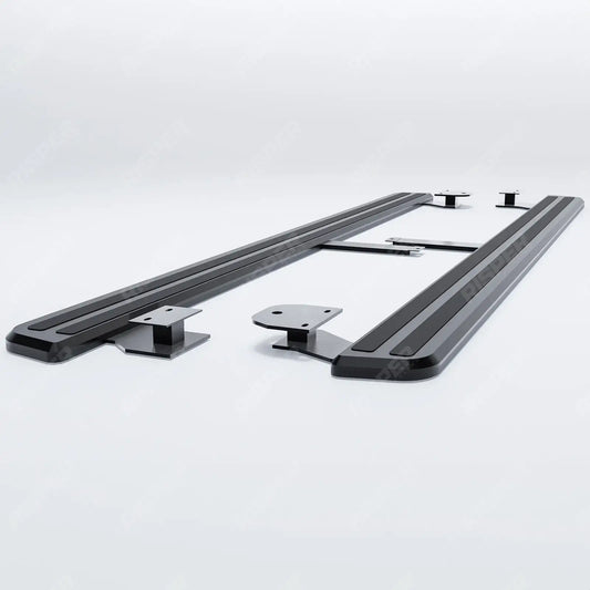 Audi Q8 2019 On Oe Style 2 Running Boards All Black - Pair Side Steps