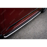 Audi Q8 2019 On Oe Style 2 Running Boards - Side Steps - Pair - Silver Side Steps