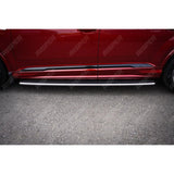 Audi Q8 2019 On Oe Style 2 Running Boards - Side Steps - Pair - Silver Side Steps