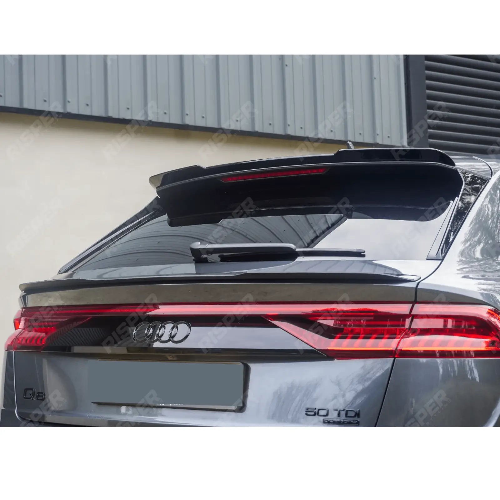 Audi Q8 S Line 2018+ Full Aero Low Line Kit In Gloss Black By Risper Styling
