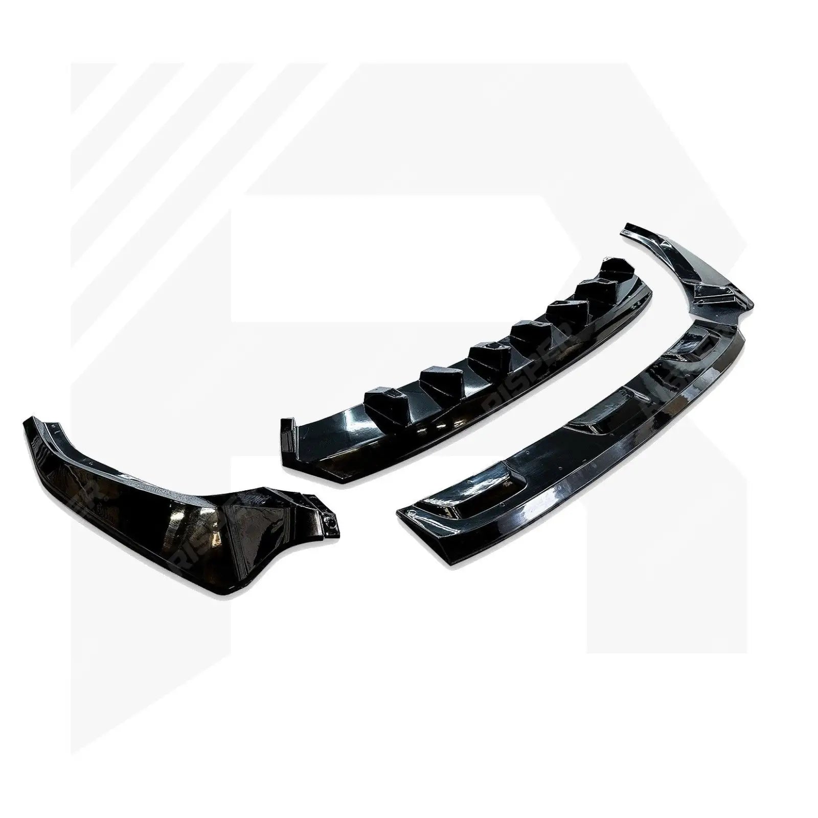 Audi Q8 S Line 2018+ Gloss Black Risper Front Splitter Lip