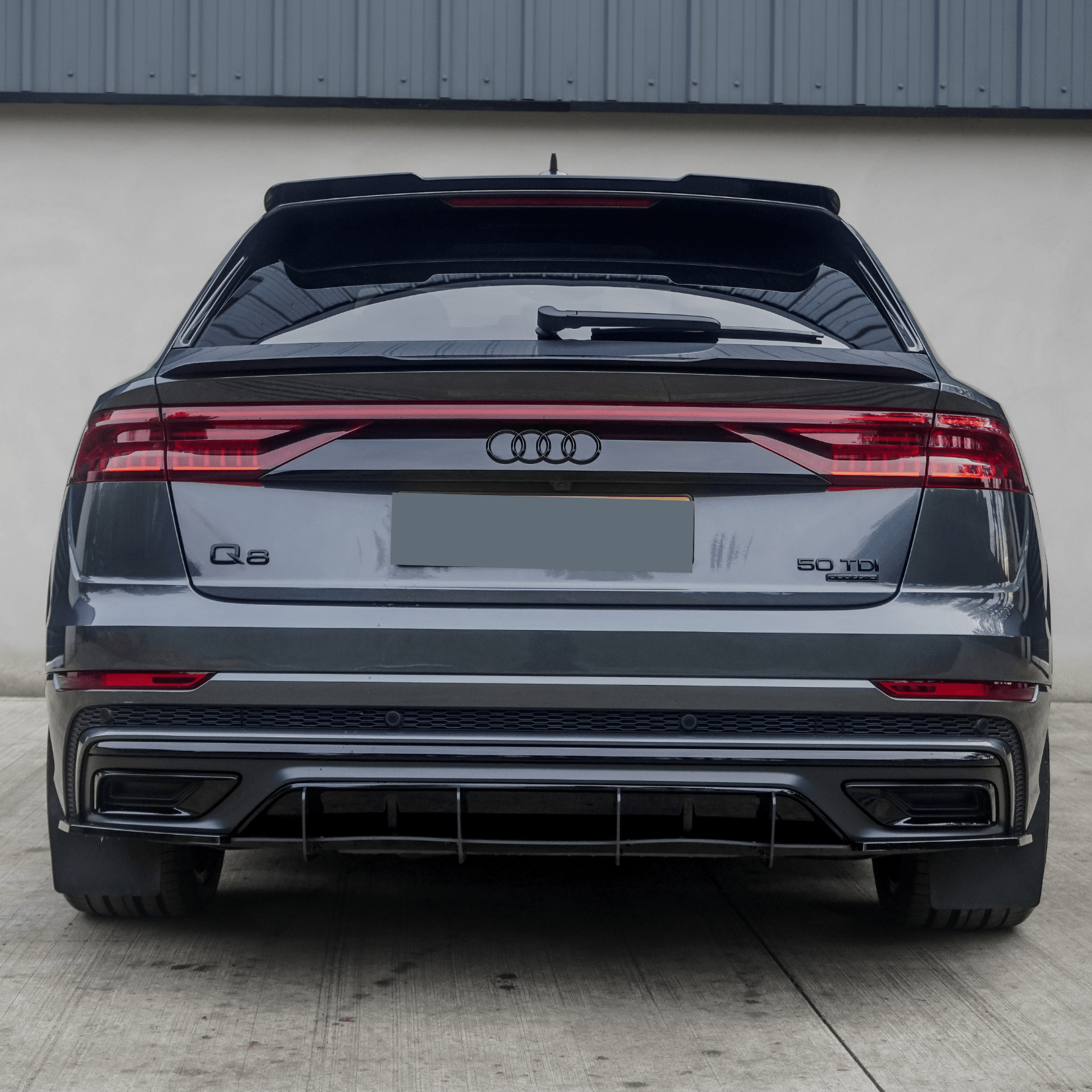 Audi Q8 S Line 2018-2023 Full Aero Low Line Kit In Gloss Black By Risp ...