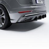 Audi Q8 S - LINE 2018 on Gloss Black Rear Blade Diffuser