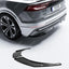 Audi Q8 S - LINE 2018 on Gloss Black Rear Bumper Corner Splitters