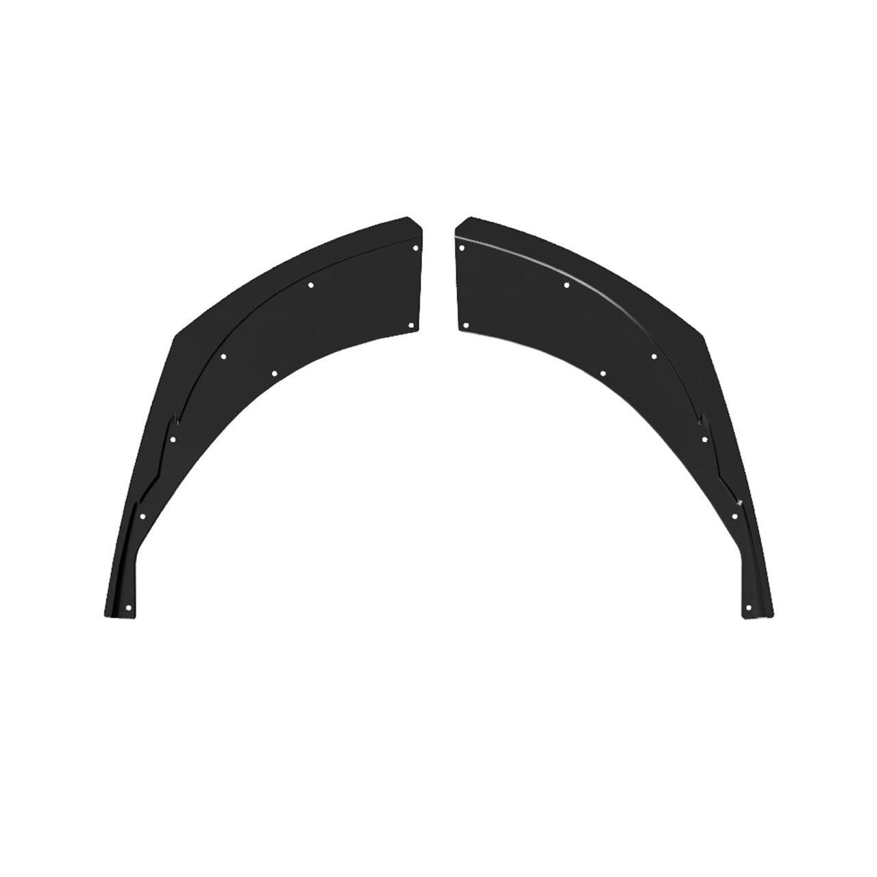 Audi Q8 S - LINE 2018 on Gloss Black Rear Bumper Corner Splitters