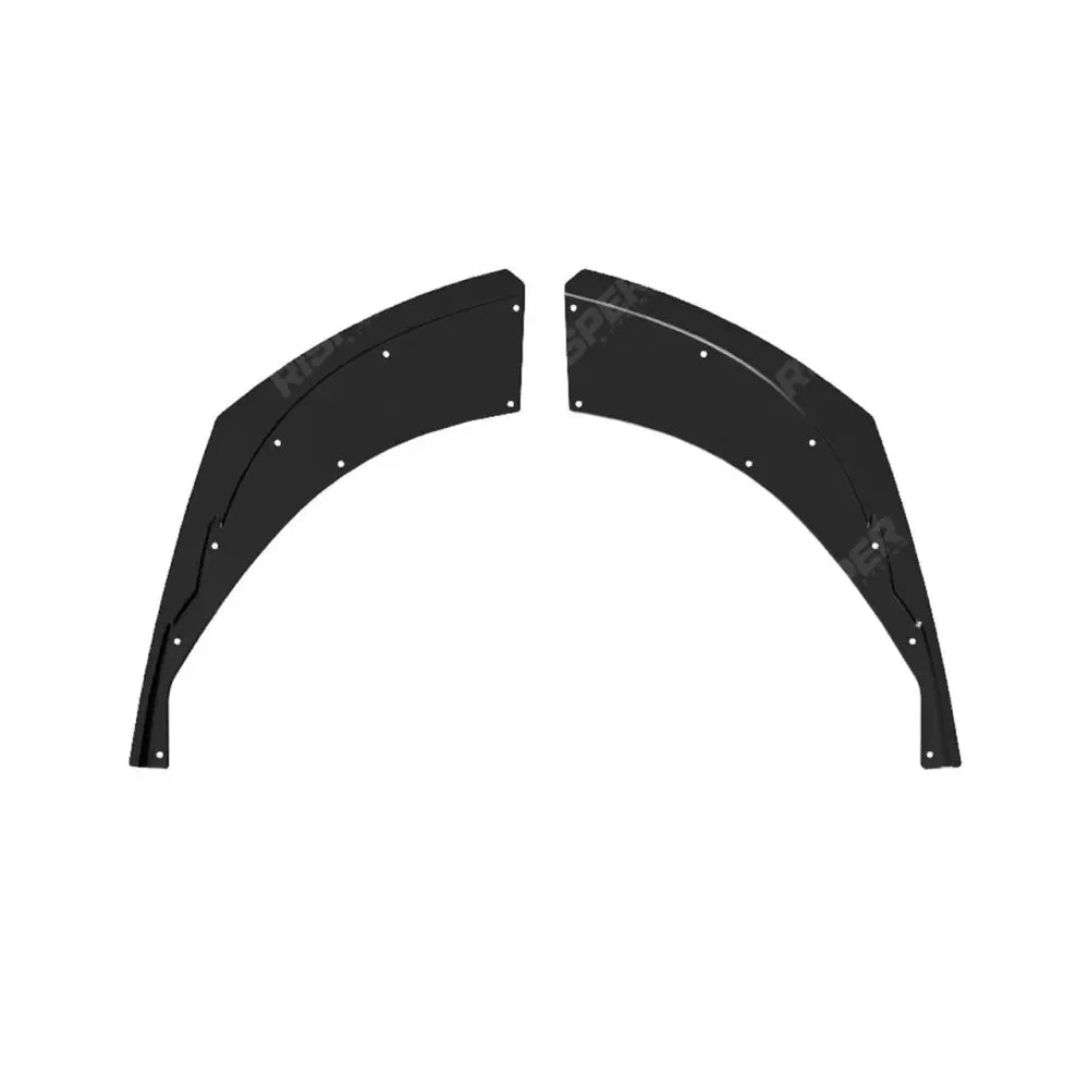 Audi Q8 S - LINE 2018 on Gloss Black Rear Bumper Corner Splitters