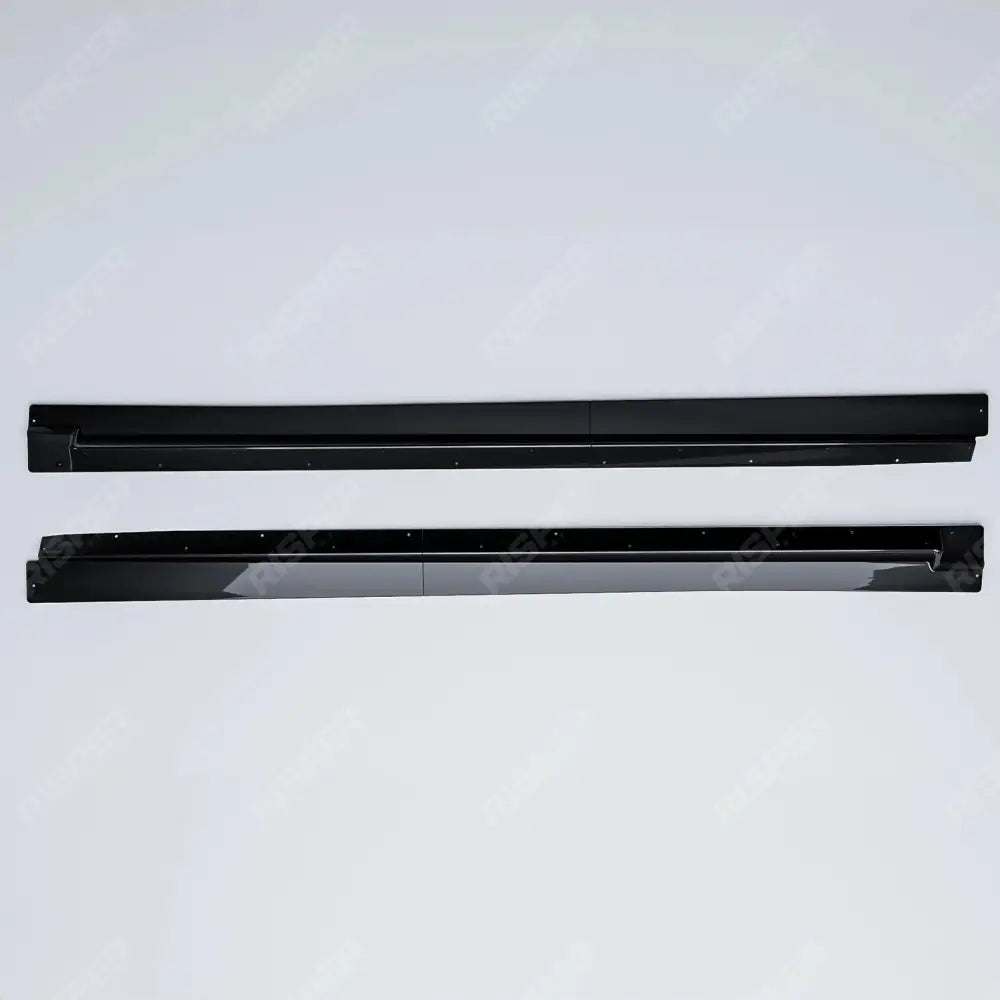 Audi Q8 S - Line 2018 On Side Skirt Splitters 2 Piece In Gloss Black