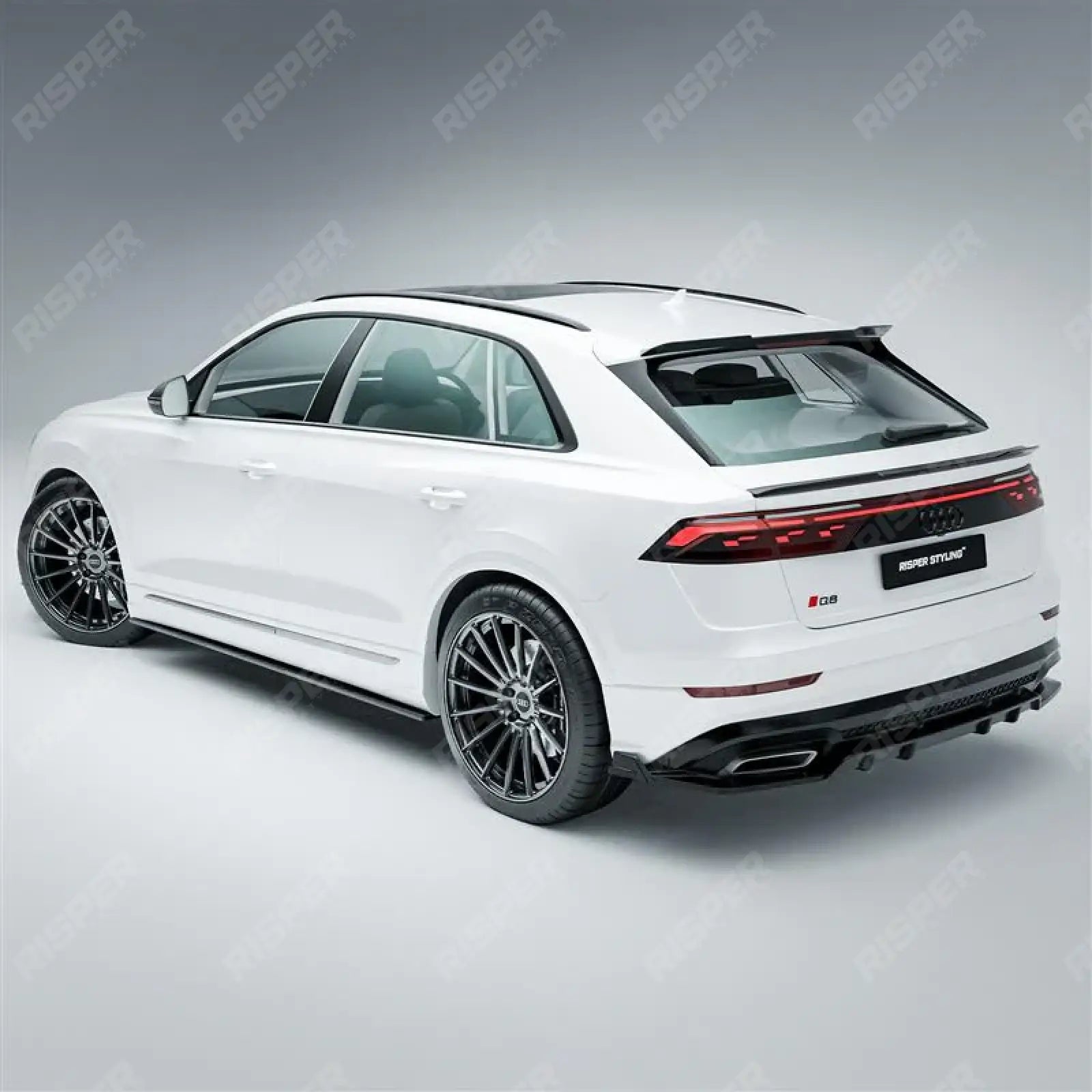 Audi Q8 S-Line 2023+ Full Aero Low Line Kit In Gloss Black Aero Kit
