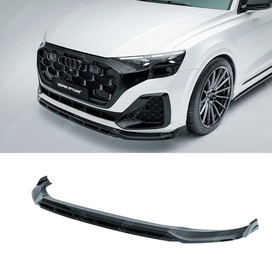 Audi Q8 S Line 2023+ Gloss Black Risper Front Splitter Lip Front Splitter
