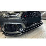 Audi RS3 (8V) Facelift 2017 - 2020 Gloss Black Risper Front Splitter