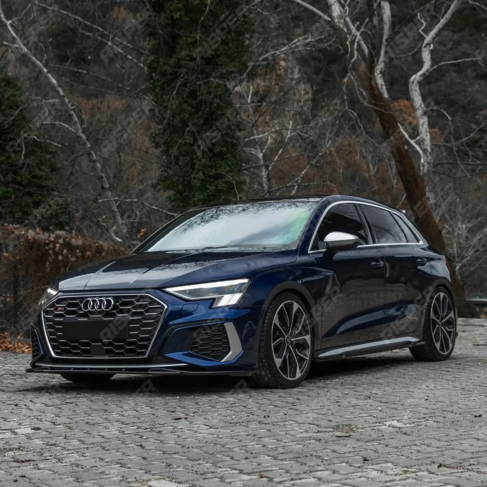 Audi S3 8Y 2020 - 2024 / A3 S - Line 8Y 2020 - 2024 Front Splitter In Gloss Black