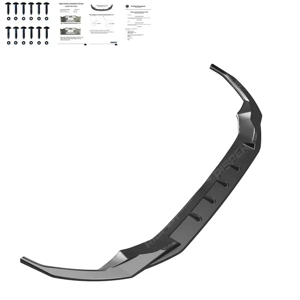 Audi S3 8Y 2020 - 2024 / A3 S - Line 8Y 2020 - 2024 Front Splitter In Gloss Black