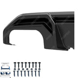 Audi S3 8Y 2020 - 2024 Rear Diffuser Valance / A3 S - LINE 8Y 2020 - 2024 Rear Diffuser Valance In Gloss Black