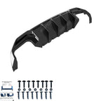 Audi S3 8Y 2020 - 2024 Rear Diffuser Valance / A3 S - LINE 8Y 2020 - 2024 Rear Diffuser Valance In Gloss Black