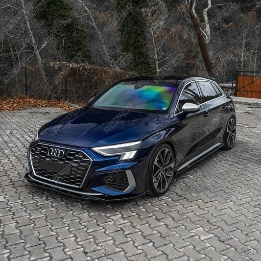 Audi S3 8Y 2020 - 2024 Side Skirts / Audi A3 S - Line 8Y 2020 - 2024 Side Skirts In Gloss Black (2 Pcs)