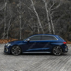 Audi S3 8Y 2020 - 2024 Side Skirts / Audi A3 S - Line 8Y 2020 - 2024 Side Skirts In Gloss Black (2 Pcs)
