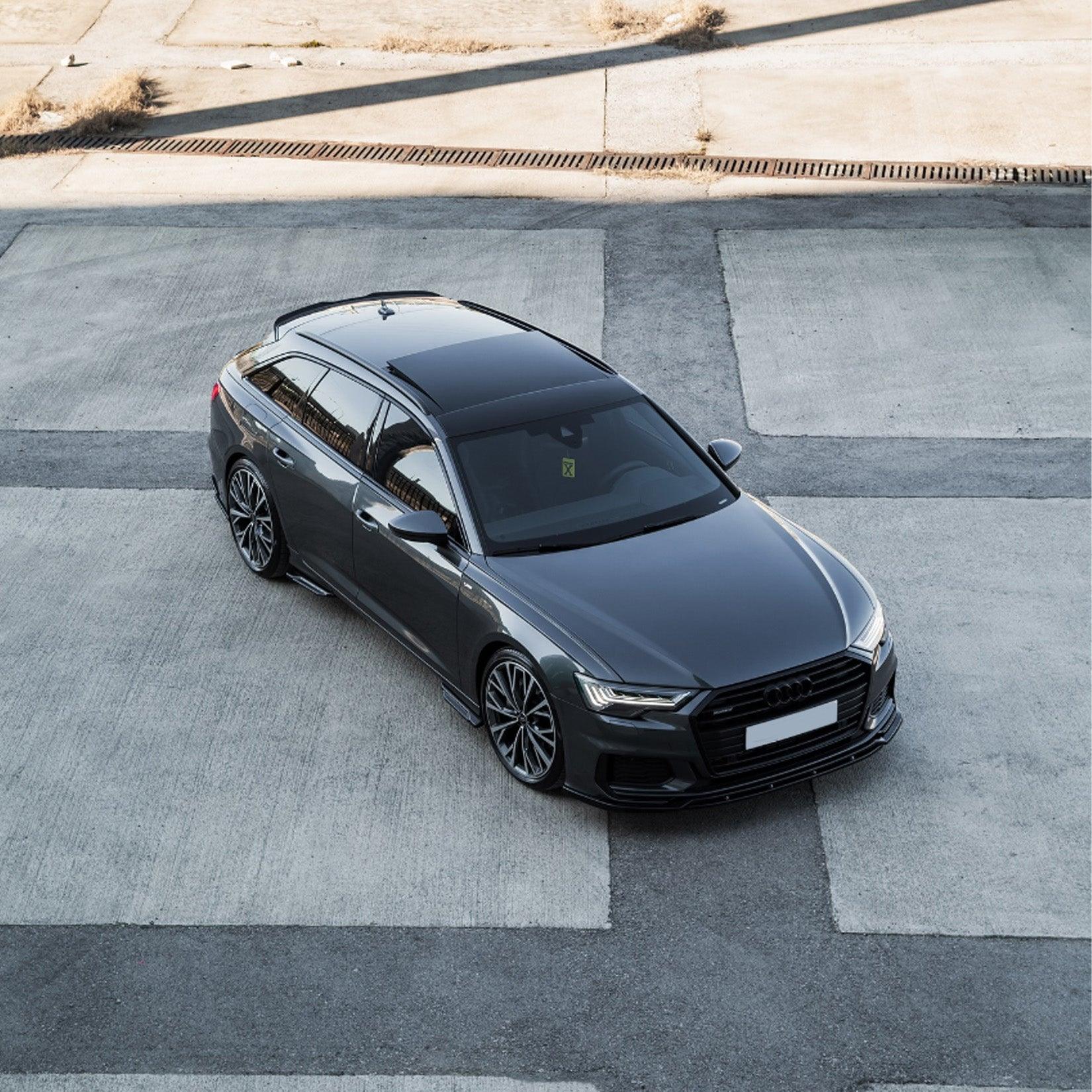 Audi S6 C8 / A6 C8 S - Line Sedan - Avant 2018+ Front Splitter 2Pcs