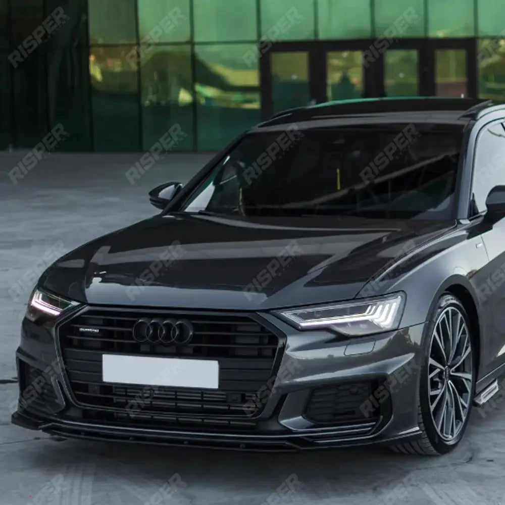 Audi S6 C8 / A6 C8 S - Line Sedan - Avant 2018+ Front Splitter 2Pcs
