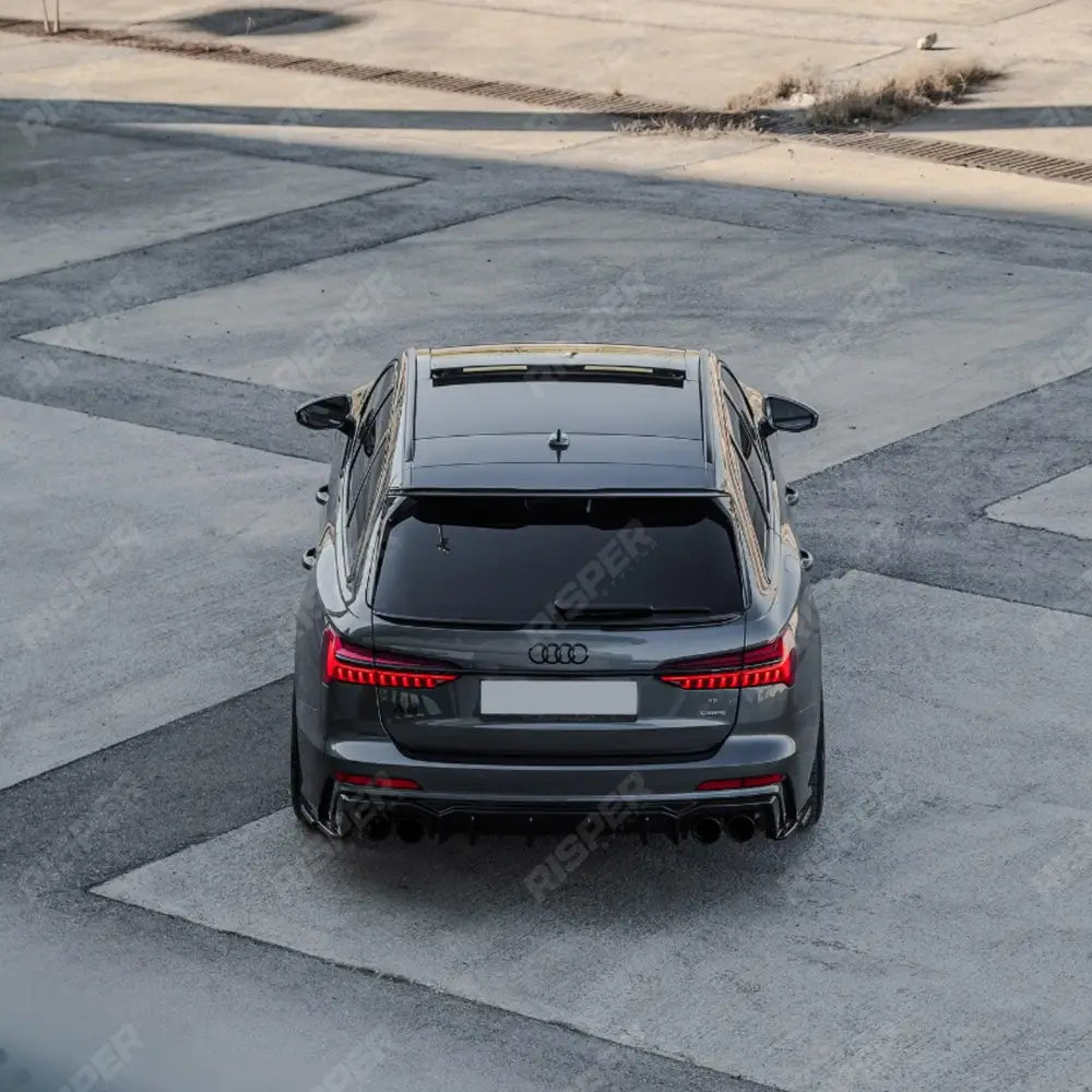 Audi S6 C8 Avant 2019+ Lower Spoiler / Audi A6 C8 S - Line Avant 2018+ Lower Spoiler