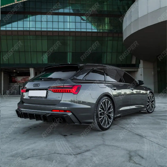 Audi S6 C8 Avant 2019+ Lower Spoiler / Audi A6 C8 S - Line Avant 2018+ Lower Spoiler