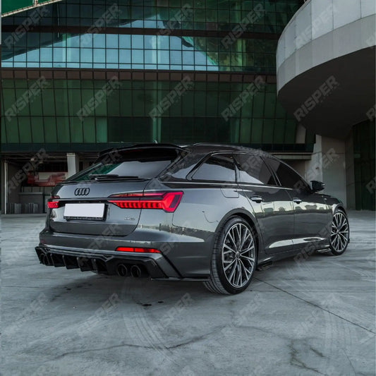 Audi S6 C8 Avant 2019+ Lower Spoiler / Audi A6 C8 S - Line Avant 2018+ Lower Spoiler