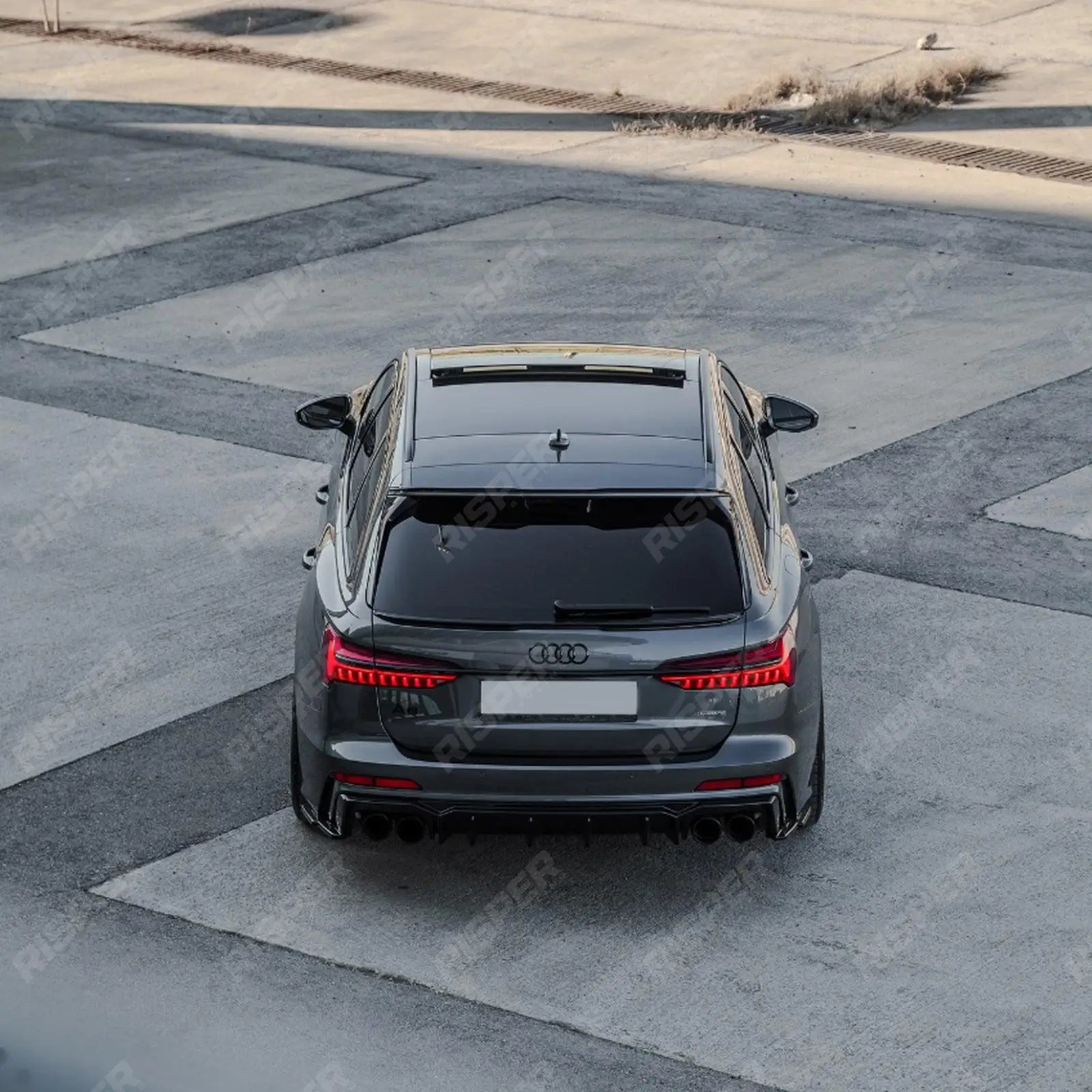 Audi S6 C8 Avant 2019+ Lower Spoiler / Audi A6 C8 S - Line Avant 2018+ Lower Spoiler