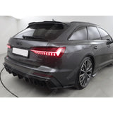 Audi S6 C8 (Sedan - Avant) 2019+ / Audi A6 C8 S - Line (Sedan - Avant) 2018+ Rear Valance & Rear Side Splitters