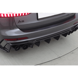 Audi S6 C8 (Sedan - Avant) 2019+ / Audi A6 C8 S - Line (Sedan - Avant) 2018+ Rear Valance & Rear Side Splitters