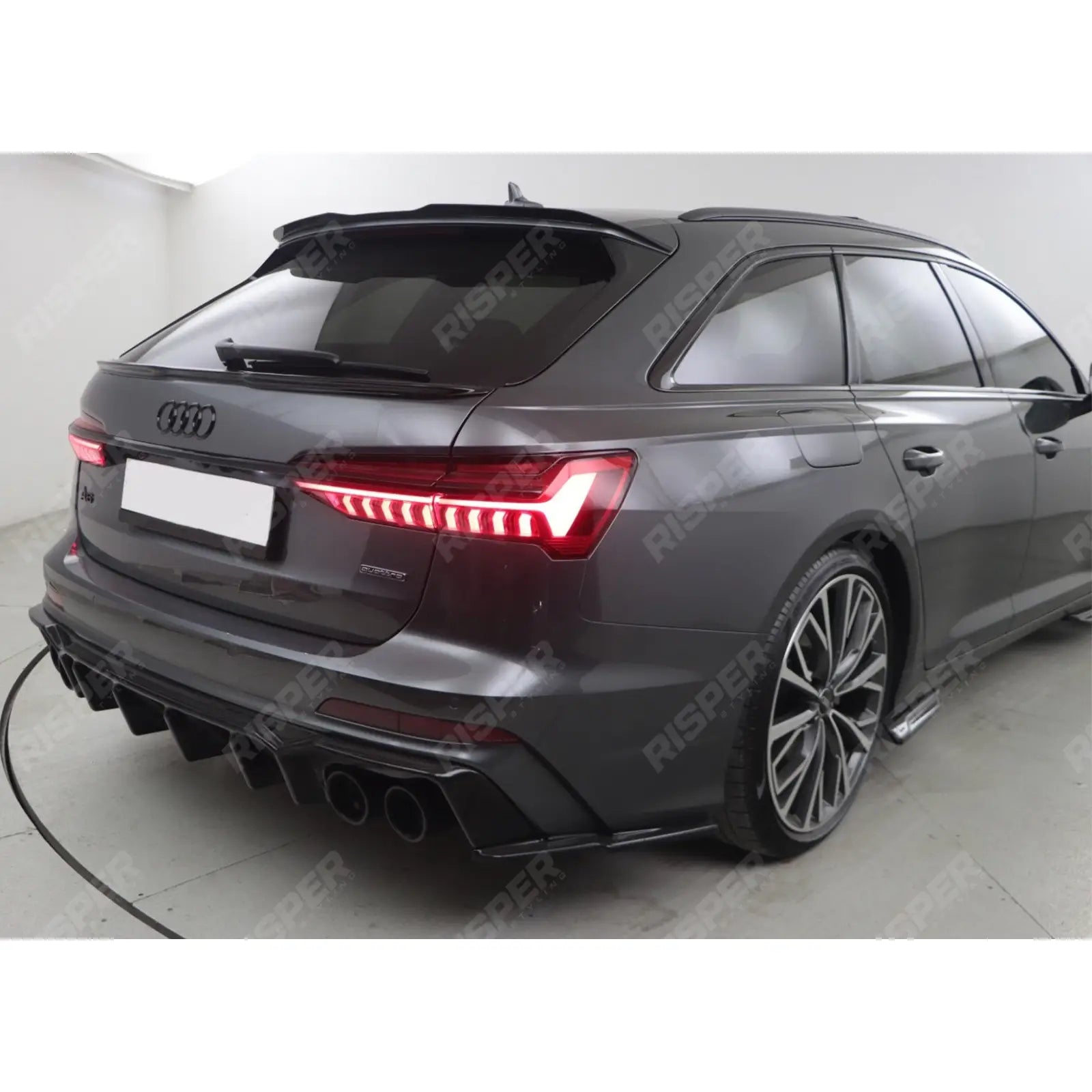 Audi S6 C8 (Sedan-Avant) 2019+ Rear Valance / Audi A6 C8 S-Line (Sedan-Avant) 2018+ Rear Valance Diffuser