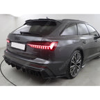 Audi S6 C8 (Sedan-Avant) 2019+ Rear Valance / Audi A6 C8 S-Line (Sedan-Avant) 2018+ Rear Valance Diffuser