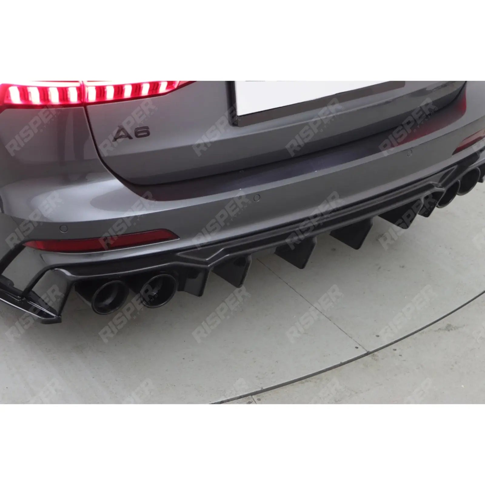 Audi S6 C8 (Sedan-Avant) 2019+ Rear Valance / Audi A6 C8 S-Line (Sedan-Avant) 2018+ Rear Valance Diffuser