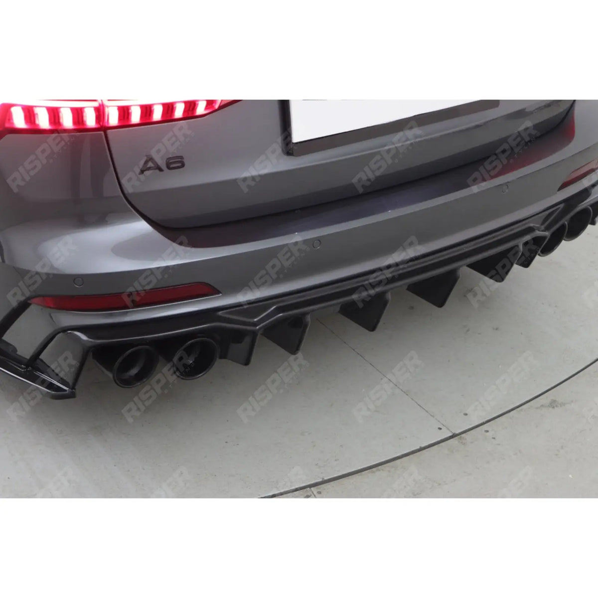 Audi S6 C8 (Sedan-Avant) 2019+ Rear Valance / Audi A6 C8 S-Line (Sedan-Avant) 2018+ Rear Valance Diffuser