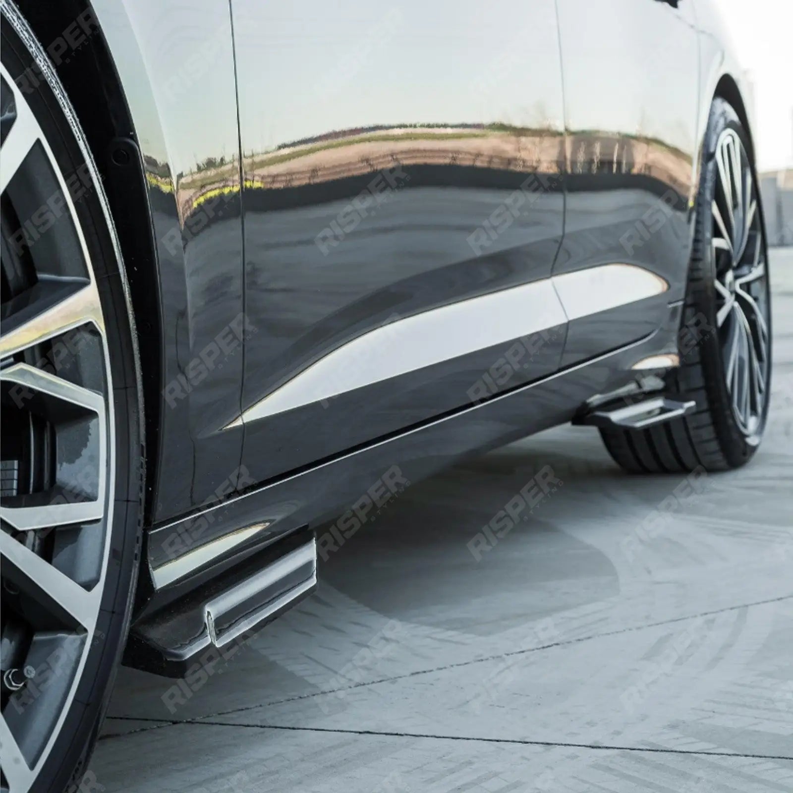 Audi S6 C8 (Sedan - Avant) 2019+ Side Skirts / Audi A6 C8 S - Line (Sedan - Avant) 2018+ Side Skirts (2PCS)