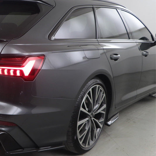 Audi S6 C8 (Sedan - Avant) 2019+ Side Skirts / Audi A6 C8 S - Line (Sedan - Avant) 2018+ Side Skirts (2PCS)